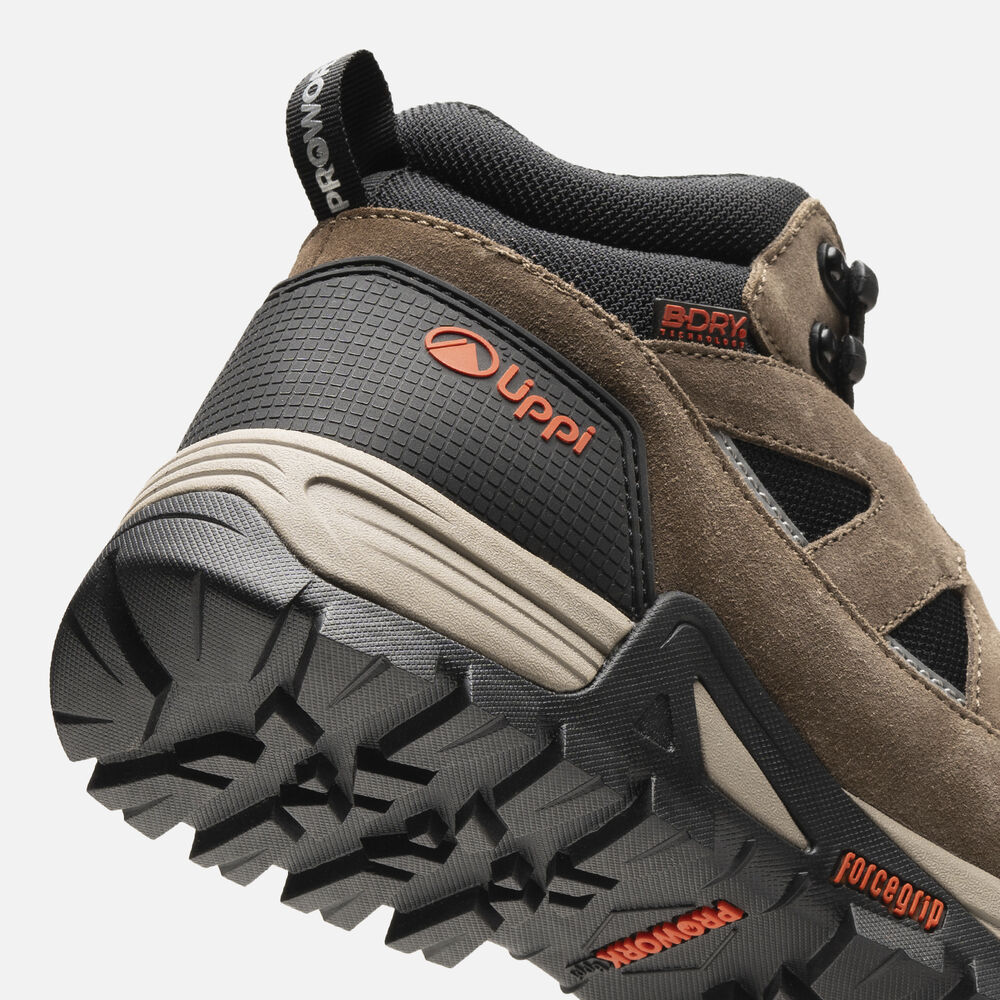 Zapato Seguridad Lippi Pro Work Hombre Ventus Mid Café Oscur image number 3.0